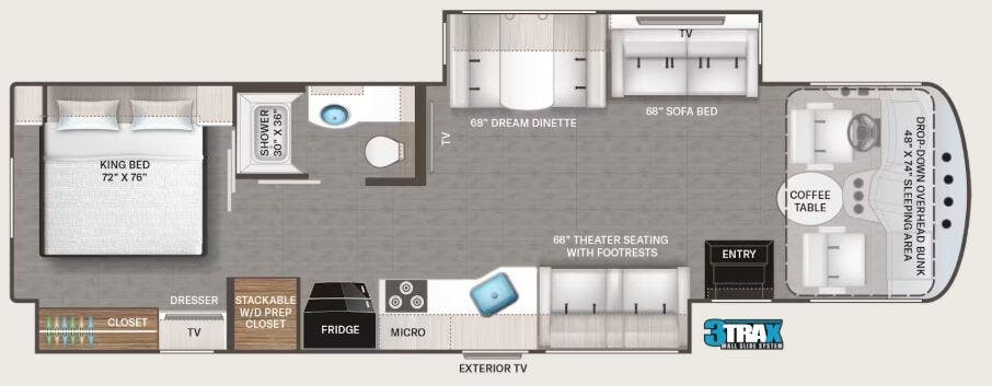View 2026 Thor Motor Coach Hurricane 35R complete specs and manufacturer brochures