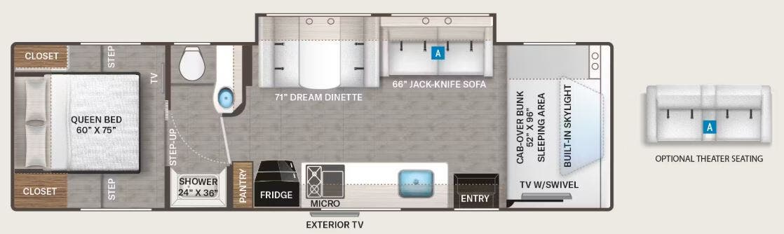 View 2026 Thor Motor Coach Quantum HS31 complete specs and manufacturer brochures