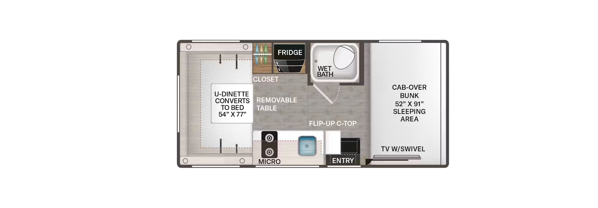 View 2026 Thor Motor Coach Quantum LC19 (Chevy) complete specs and manufacturer brochures