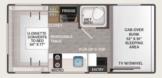 View 2026 Thor Motor Coach Quantum LC19 (Ford) complete specs and manufacturer brochures