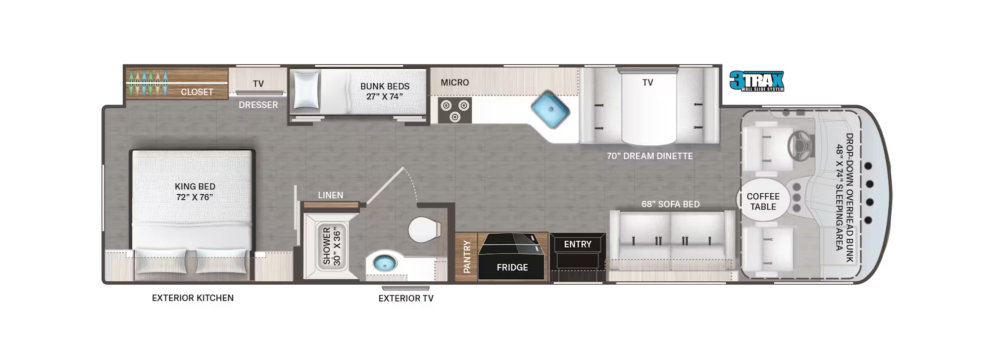 View 2026 Thor Motor Coach Windsport 35J complete specs and manufacturer brochures