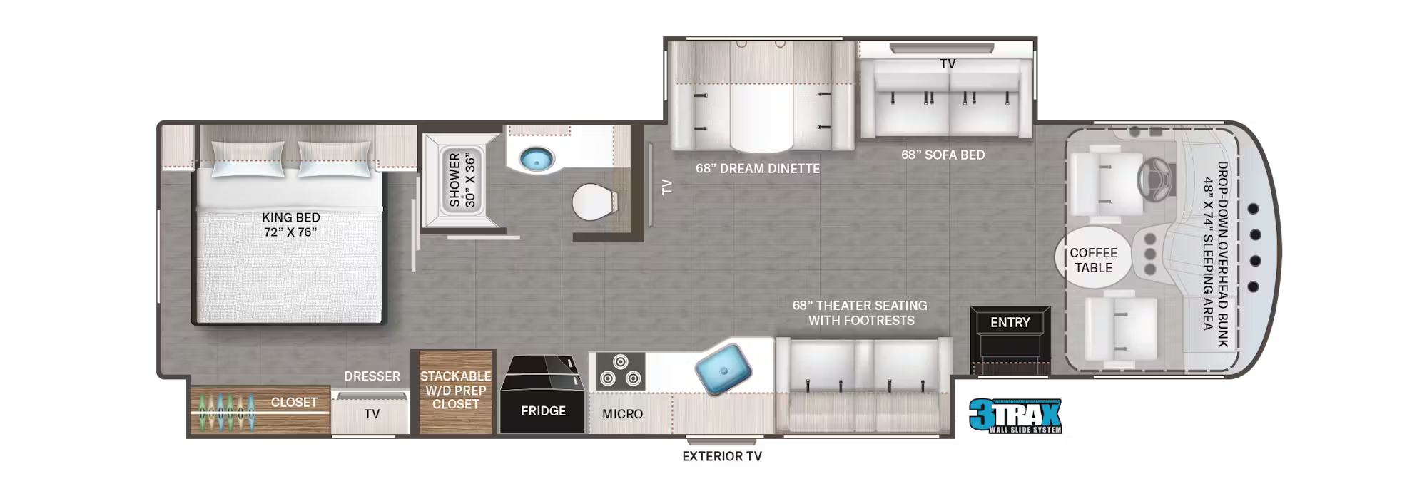 View 2026 Thor Motor Coach Windsport 35R complete specs and manufacturer brochures