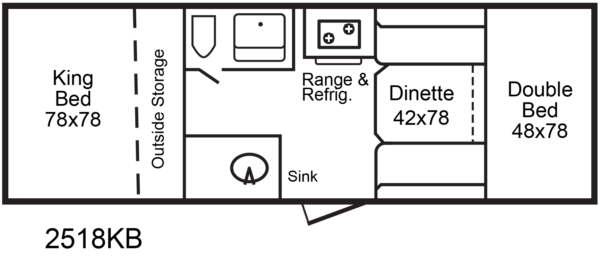 View 2026 TrailManor 2518 Series 2518KB complete specs and manufacturer brochures