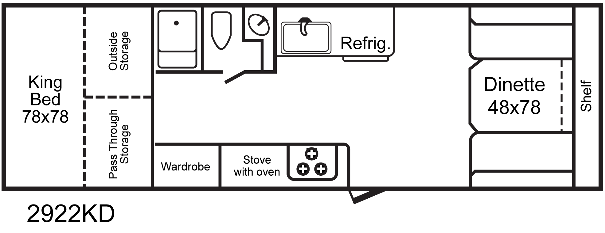 View 2026 TrailManor 2922 Series 2922KD complete specs and manufacturer brochures