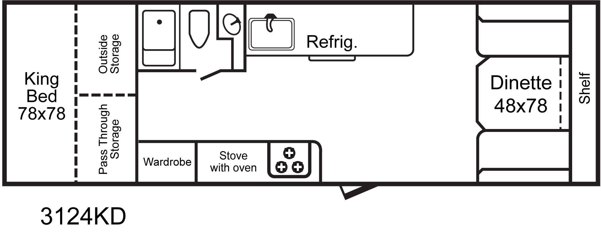 View 2026 TrailManor 3124 Series 3214KD complete specs and manufacturer brochures