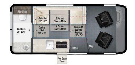 View 2026 Winnebago Solis Pocket 36B complete specs and manufacturer brochures