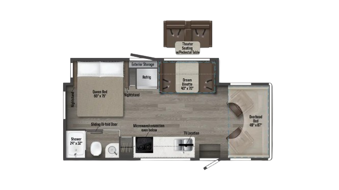 View 2026 Winnebago Vita 24P complete specs and manufacturer brochures