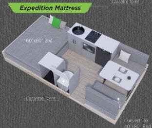 View 2027 Aliner Expedition Mattress complete specs and manufacturer brochures