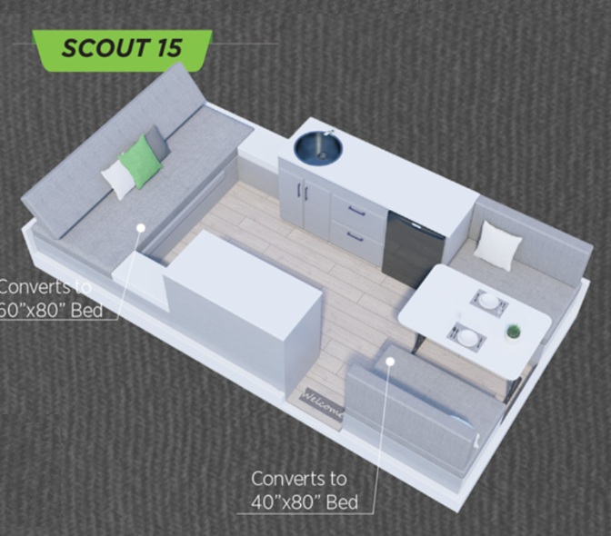 View 2027 Aliner Scout 15 complete specs and manufacturer brochures