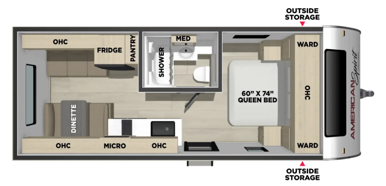 View 2027 Coachmen American Spirit DLX 5210CK complete specs and manufacturer brochures