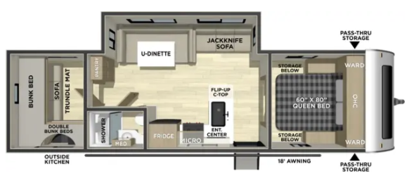 View 2027 Coachmen Freedom Express Select 30SE complete specs and manufacturer brochures