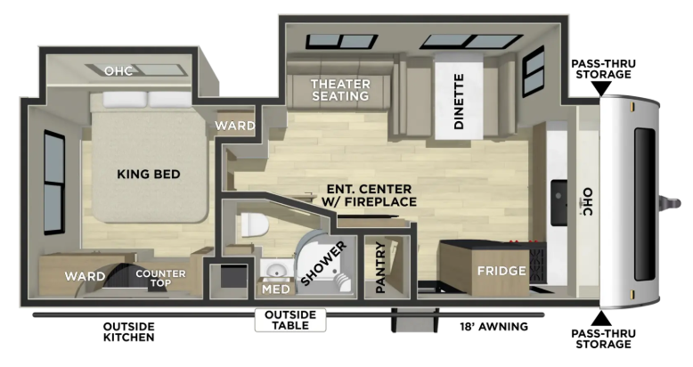 View 2027 Coachmen Freedom Express Ultra Lite 259FKDS complete specs and manufacturer brochures
