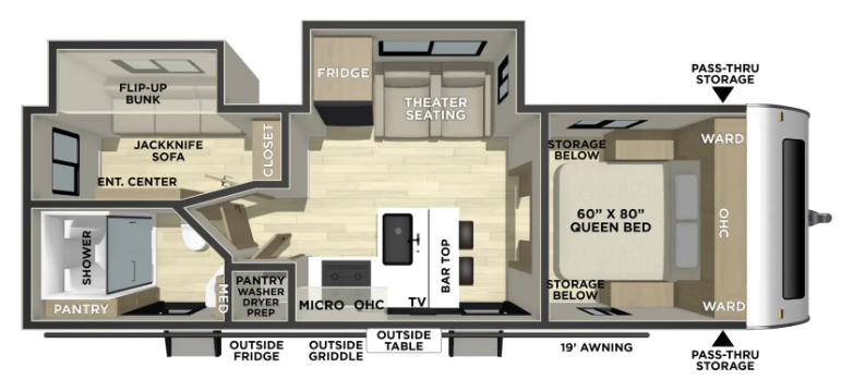 View 2027 Coachmen Freedom Express Ultra Lite 271BHE complete specs and manufacturer brochures