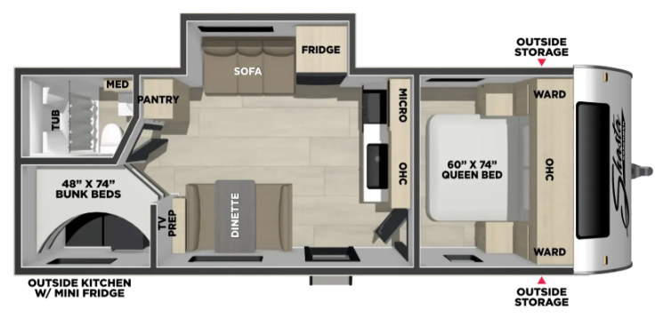 View 2027 Coachmen Shasta I-5 525RS complete specs and manufacturer brochures