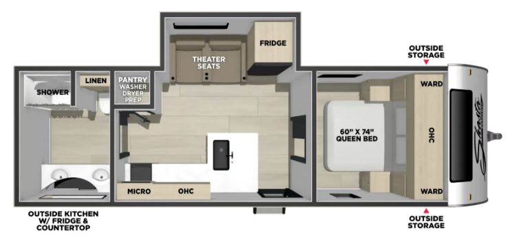View 2027 Coachmen Shasta I-5 526RBS complete specs and manufacturer brochures