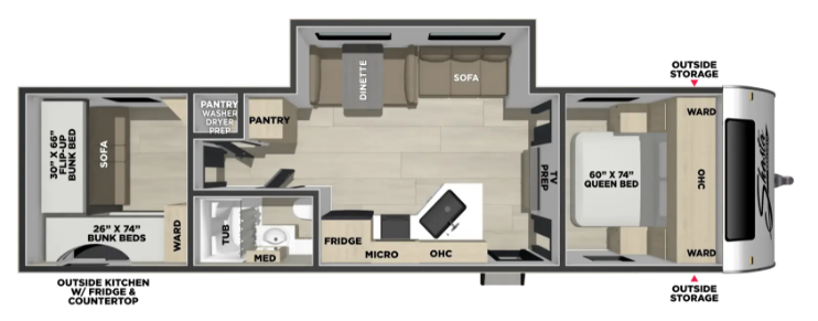 View 2027 Coachmen Shasta I-5 530BQB complete specs and manufacturer brochures