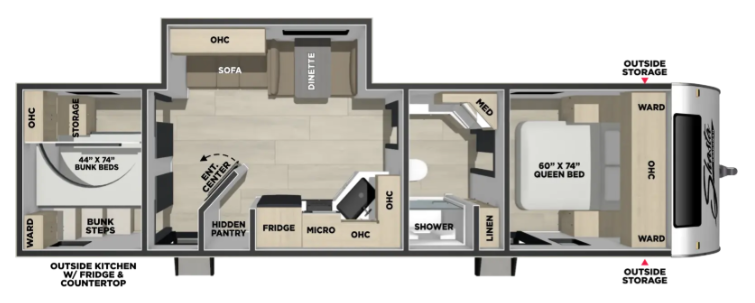 View 2027 Coachmen Shasta I-5 533BH complete specs and manufacturer brochures
