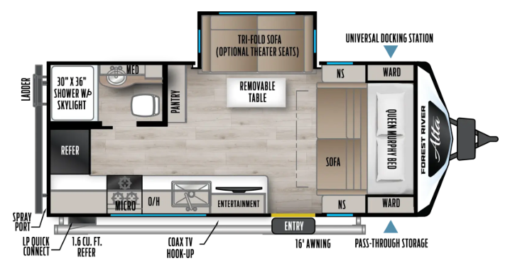 View 2027 East to West Alta 1900MMK complete specs and manufacturer brochures