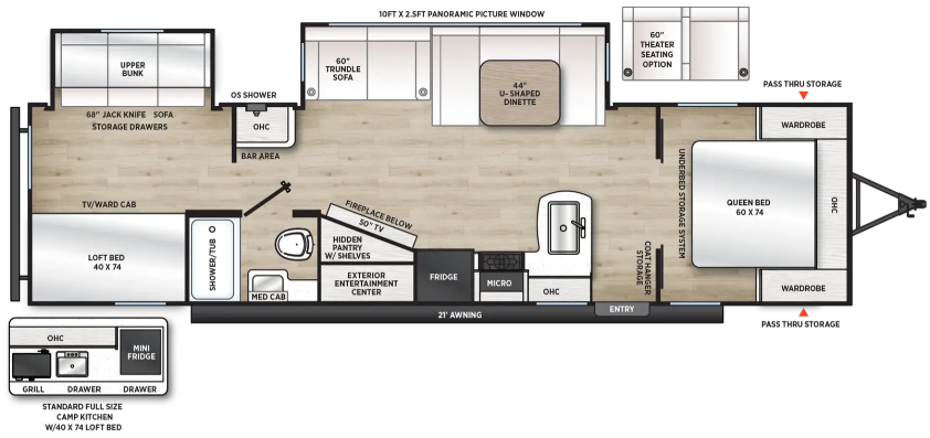 View 2027 Forest River Aurora 32BDS complete specs and manufacturer brochures