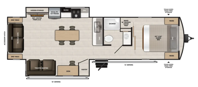 View 2027 Forest River Salem Hemisphere 275RL complete specs and manufacturer brochures