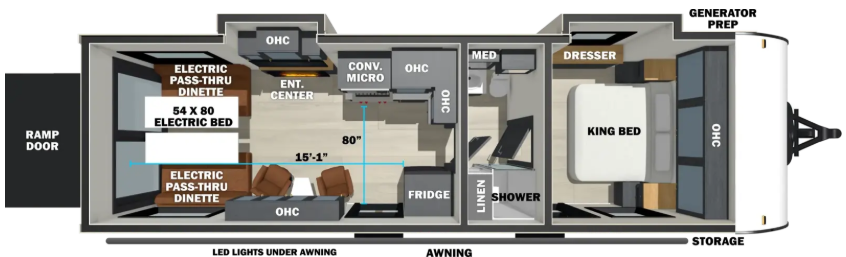 View 2027 Forest River Stealth 2600 complete specs and manufacturer brochures