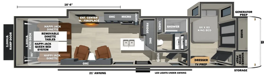 View 2027 Forest River Stealth 3217GX complete specs and manufacturer brochures