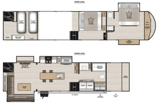 View 2027 Forest River Wildwood Heritage Glen ROOST43 complete specs and manufacturer brochures