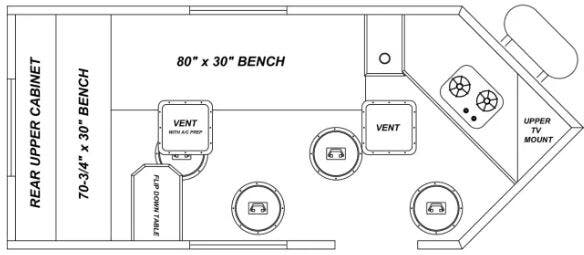 View 2027 Glacier Ice House 12BH complete specs and manufacturer brochures