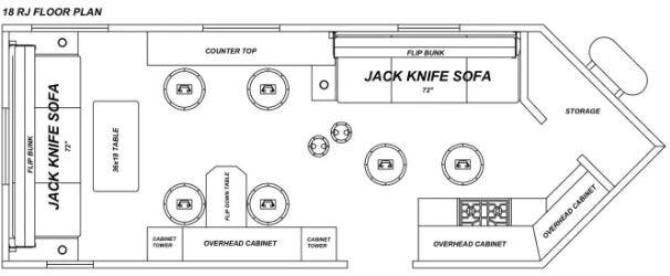 View 2027 Glacier Ice House 18RJ complete specs and manufacturer brochures