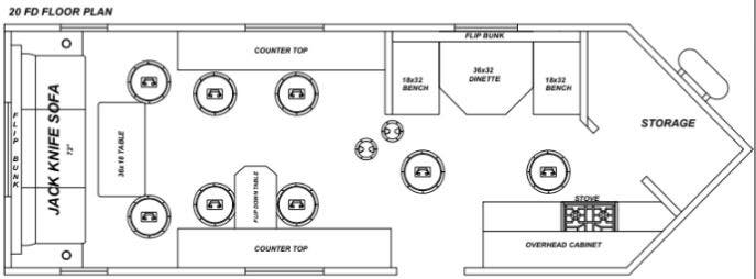 View 2027 Glacier Ice House 20FD complete specs and manufacturer brochures