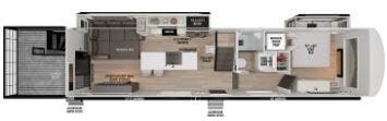View 2027 Grand Design Foundation 42GD complete specs and manufacturer brochures