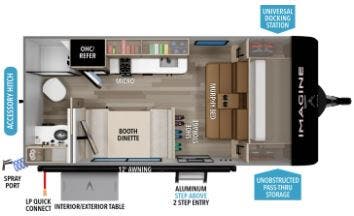 View 2027 Grand Design Imagine AIM 15RBA complete specs and manufacturer brochures