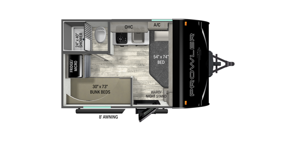 View 2027 Heartland Prowler Lynx 1300BH complete specs and manufacturer brochures