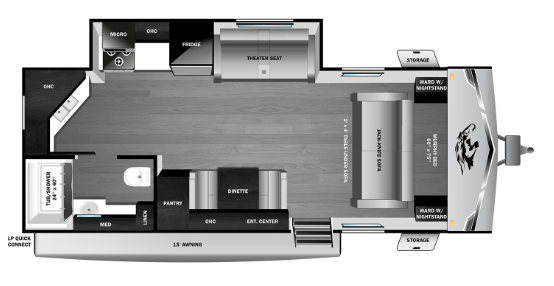 View 2027 Highland Ridge Open Range Range Lite 211RKM complete specs and manufacturer brochures