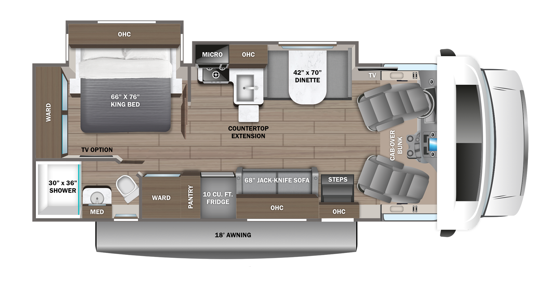 View 2027 Jayco Greyhawk 27U complete specs and manufacturer brochures