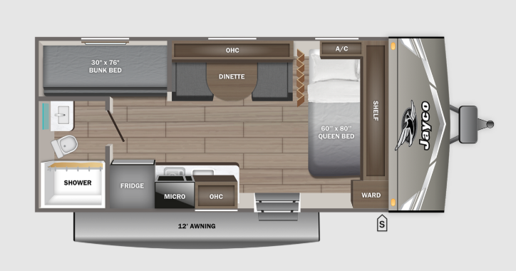 View 2027 Jayco Jay Flight 175BH complete specs and manufacturer brochures