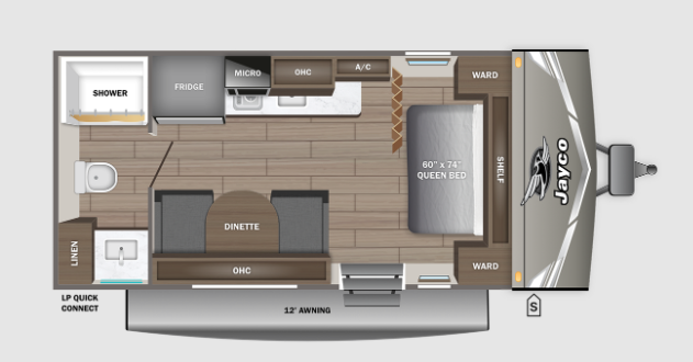 View 2027 Jayco Jay Flight 175FQW complete specs and manufacturer brochures