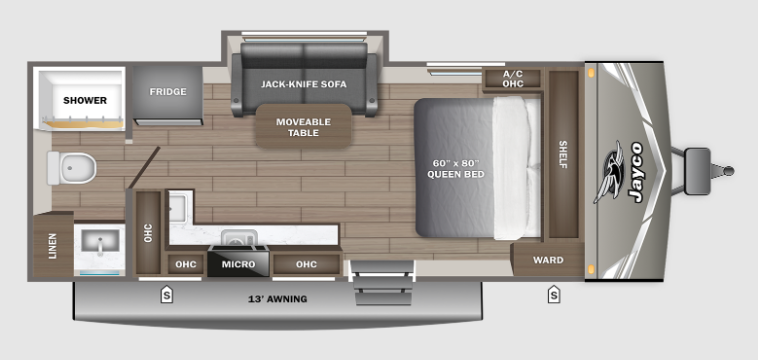 View 2027 Jayco Jay Flight 180LKW complete specs and manufacturer brochures