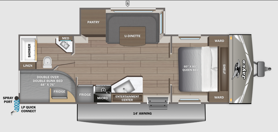 View 2027 Jayco Jay Flight 245BHS complete specs and manufacturer brochures