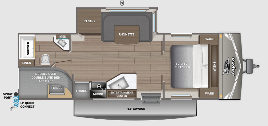 View 2027 Jayco Jay Flight 245BHSW complete specs and manufacturer brochures