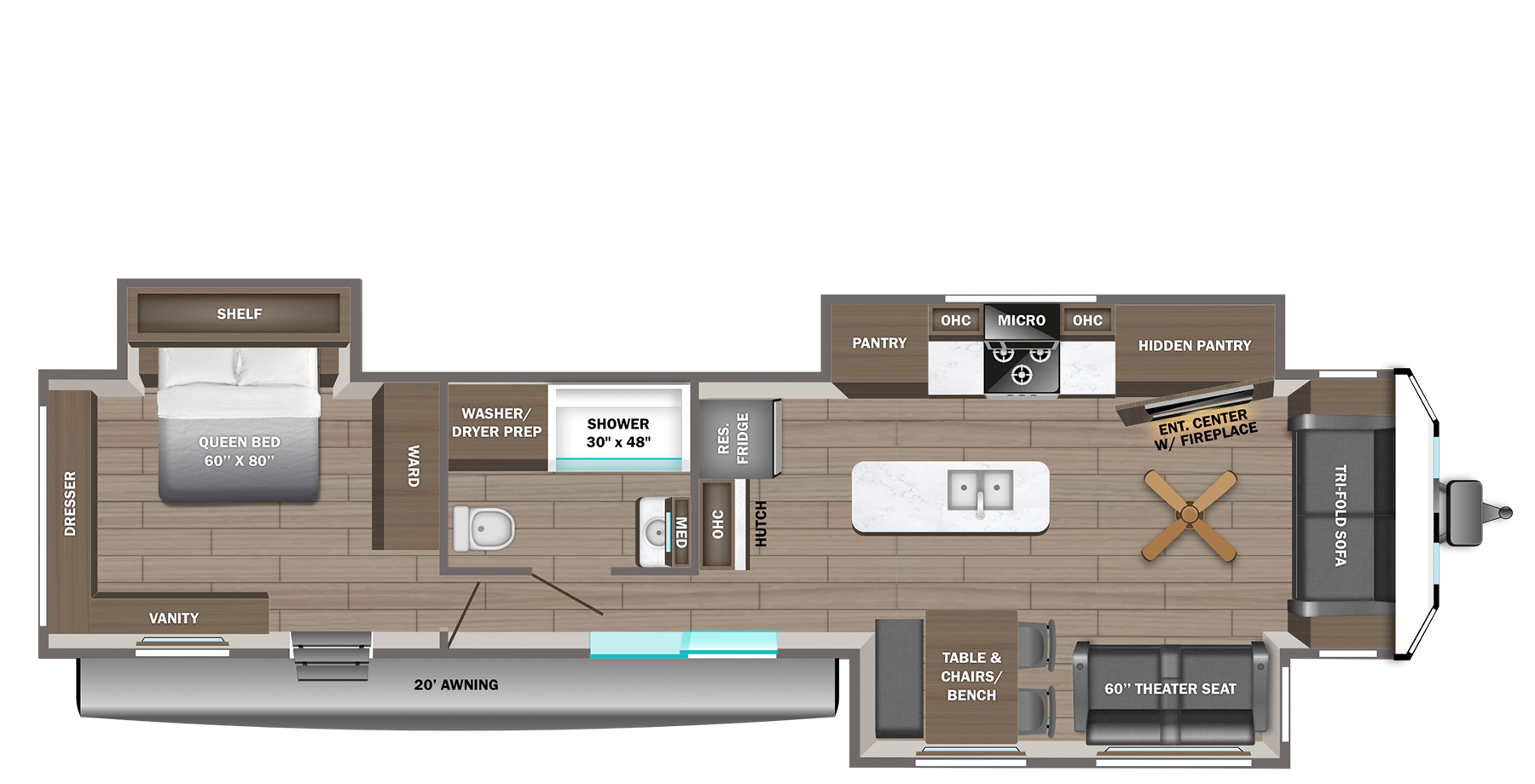 View 2027 Jayco Jay Flight Bungalow 401FLTS complete specs and manufacturer brochures