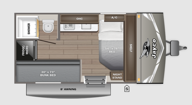 View 2027 Jayco Jay Flight Sport Edition 130BHW complete specs and manufacturer brochures
