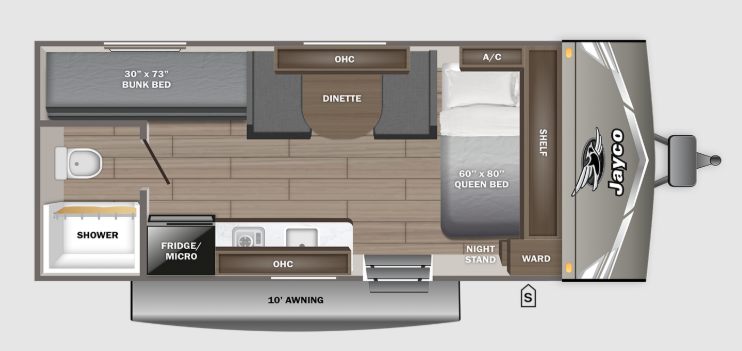 View 2027 Jayco Jay Flight Sport Edition 170BH complete specs and manufacturer brochures