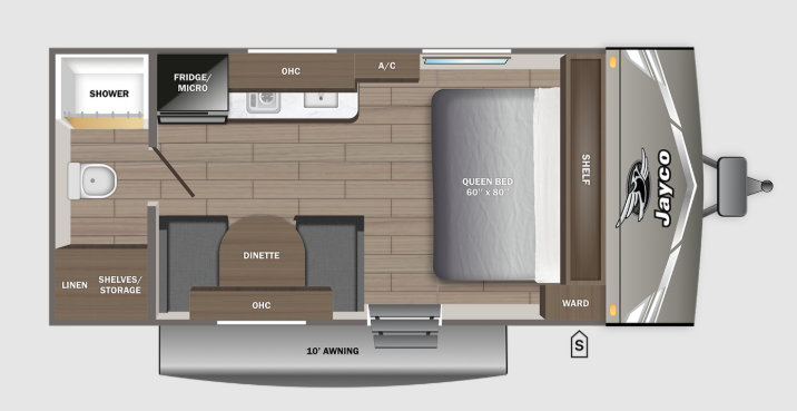 View 2027 Jayco Jay Flight Sport Edition 170FQ complete specs and manufacturer brochures