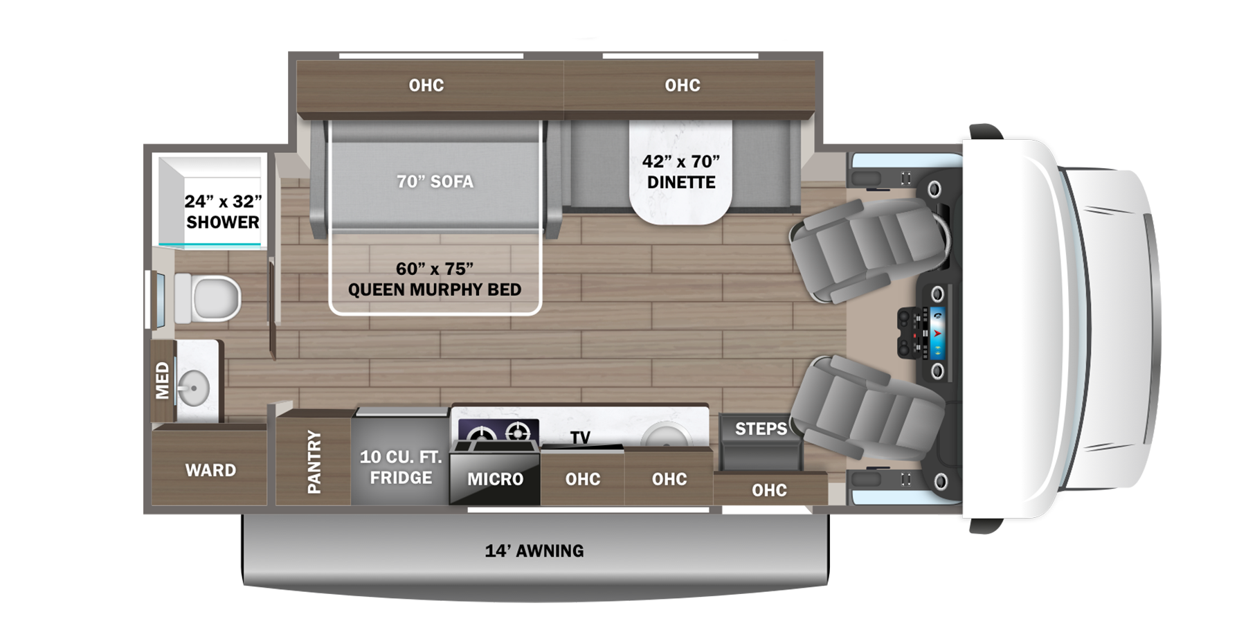 View 2027 Jayco Melbourne 24R complete specs and manufacturer brochures