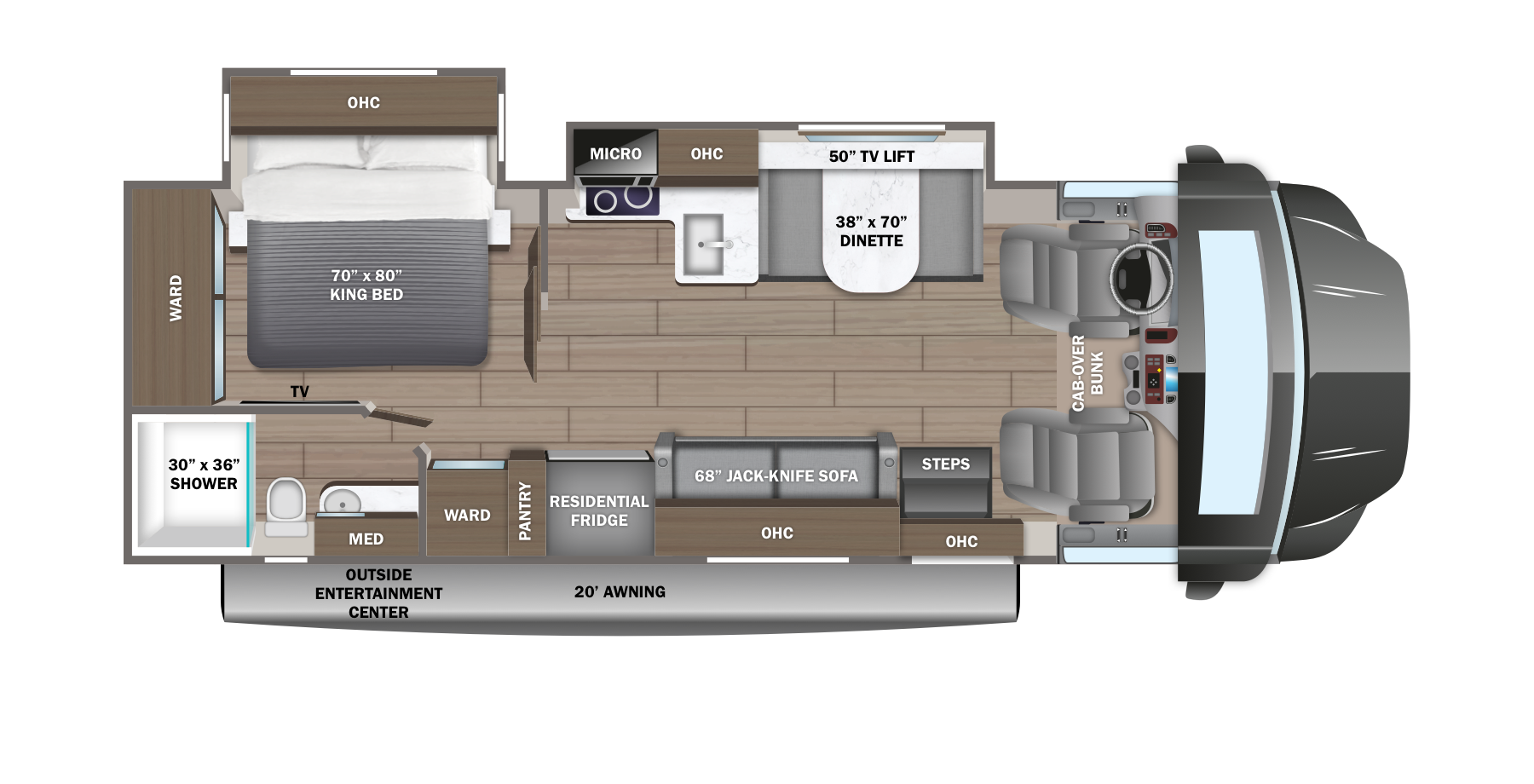 View 2027 Jayco Seneca XT 32U complete specs and manufacturer brochures