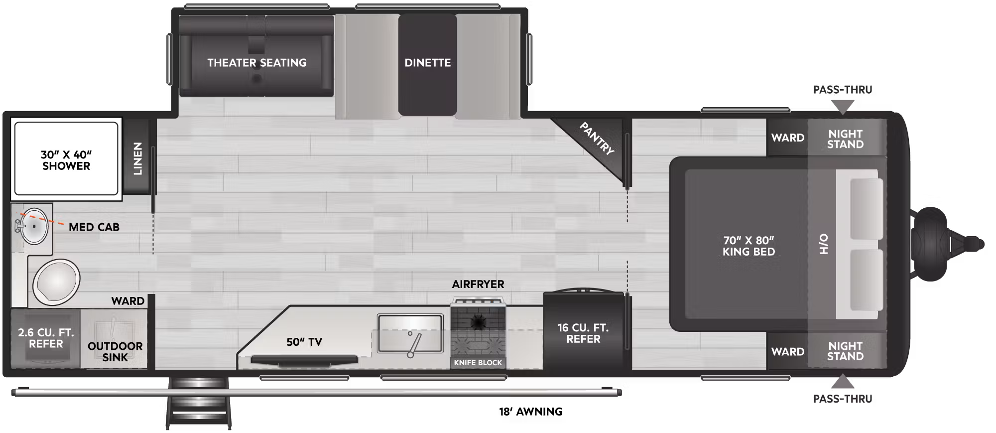 View 2027 Keystone Coleman Legacy 2600RB complete specs and manufacturer brochures