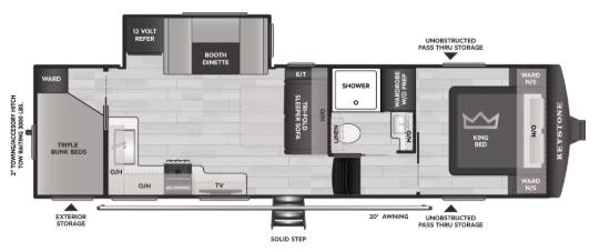 View 2027 Keystone Cougar Sport 2700BH complete specs and manufacturer brochures