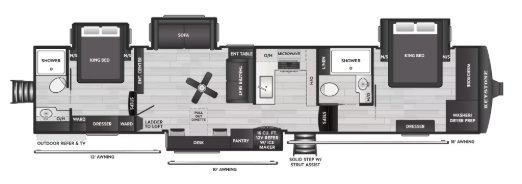 View 2027 Keystone Montana High Country 391TB complete specs and manufacturer brochures