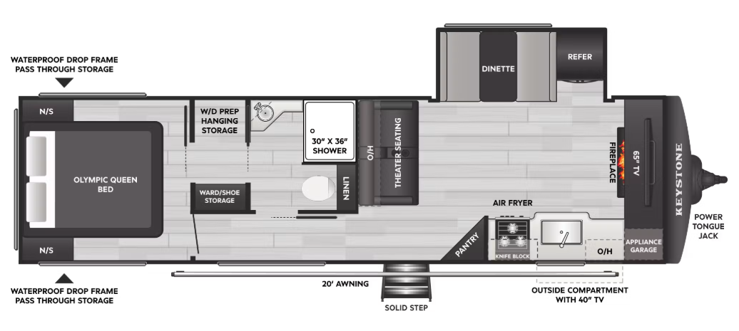 View 2027 Keystone Springdale Max 29HAVEN complete specs and manufacturer brochures